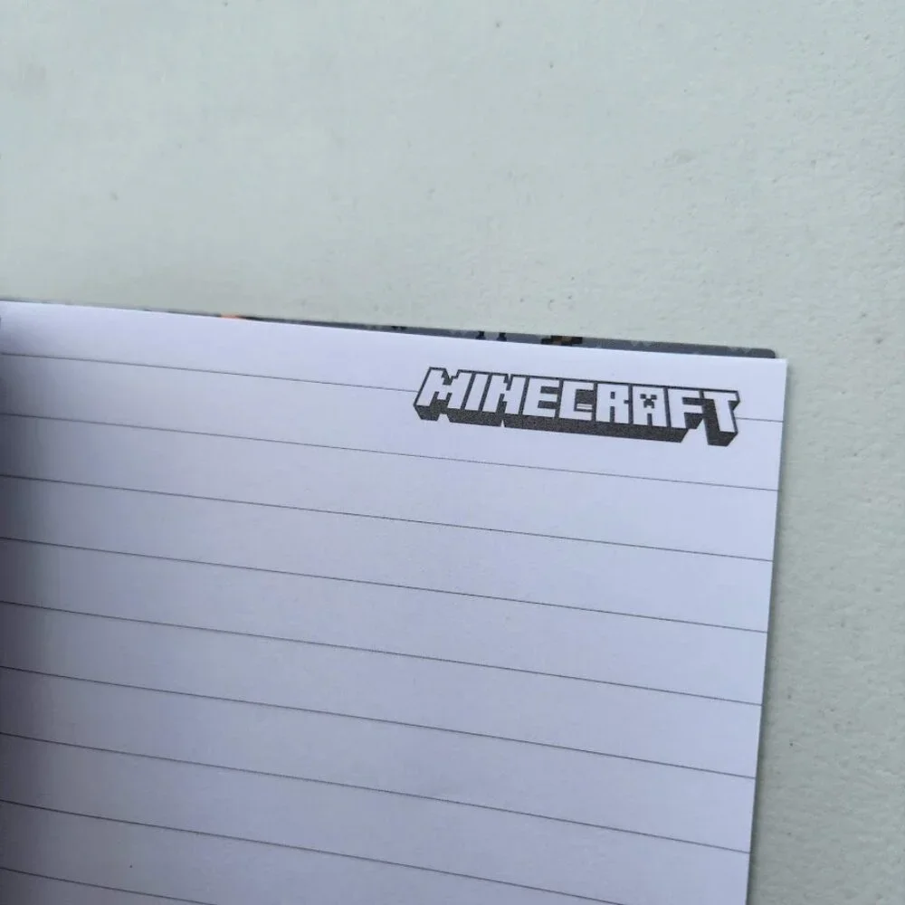 NEW Minecraft Notebook with Dividers School Supplies Spiral Journal 160 Pages Sp